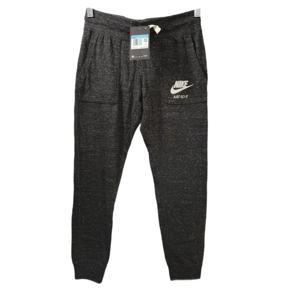 NIKE Girls Joggers, Drawstring Waist, Relaxed Fit (Distressed, Faded Black)- NWT - Picture 3 of 9